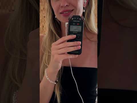 asmr checkpoint in german on tascam #tascamasmr