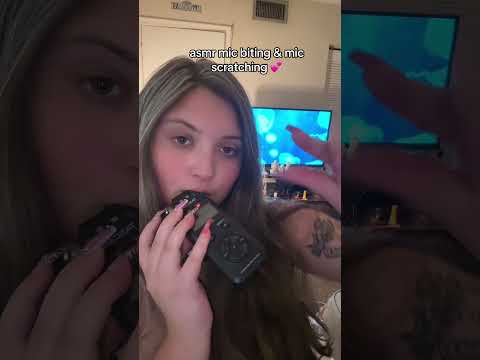 tingly trigger combo/mic biting & mic scratching #asmr #fyp #mouthsounds #asmrsounds #micscratching