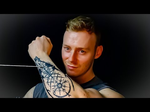 ASMR Tattoo Tracing | Explaining about my New Tattoos and Relaxing Whispers ✓
