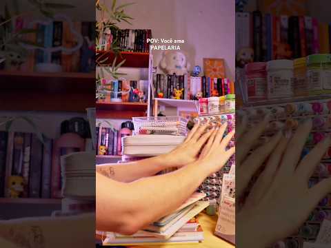 ASMR SÓ pra quem AMA Papelaria ✍️📔 #asmr #relax #dormirserapido #asmrroleplay #dormir #asmrbrasil