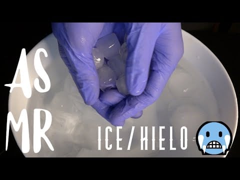 ASMR HIELO con LIQUIDO❄️!!!