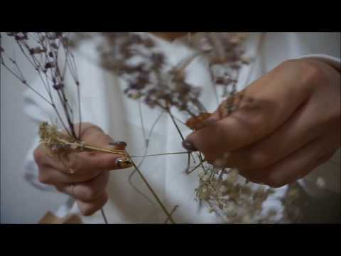 [ASMR] (No Talking) Touching Dry Flowers and Mic Scratching, 드라이 플라워 만지고 마이크 긁기