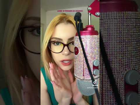 ASMR 10 DECLENCHEURS EN 60 SECONDES #asmr #asmrfrancais #shortsvideo #shortsviral #shorts