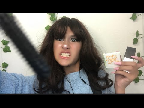 ASMR| rich preppy girl does your makeup *she’s kinda sassy*