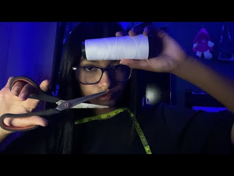 ASMR ROLEPLAY- COSTUREIRA|tente não dormir 🧵