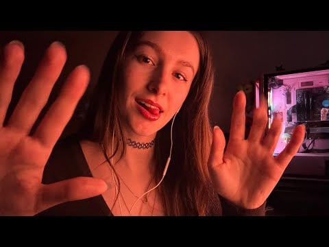ASMR Upclose Mouth Sounds (with chaotic hand movements + no talking)
