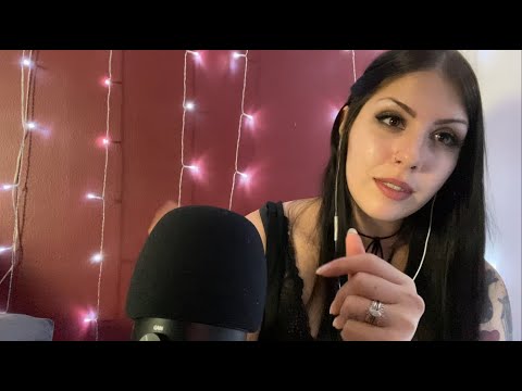 ASMR finger fluttering and affirmations