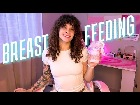 [4K] Breastfeeding with Daisy🤱 | Gentle Pumping Ritual for New Moms