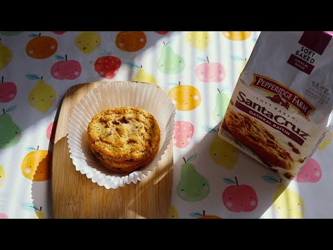 SOFT OATMEAL RAISIN COOKIES PEPPERIDGE FARM ASMR EATING SOUNDS