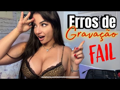 Asmr- Erros de Gravação 😂🤭 FAIL