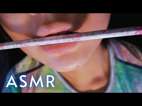 ASMR Pencil Nibbling 🎀INTENSE TINGLES🎀