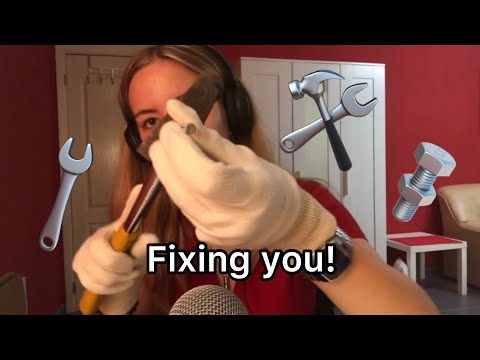 Asmr| Fixing you + Wet gloves sounds!