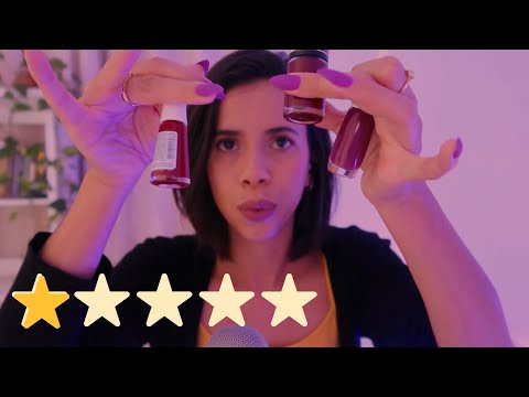 ASMR | MANICURE DEBOCHADA E MAL AVALIADA FAZ SUAS UNHAS