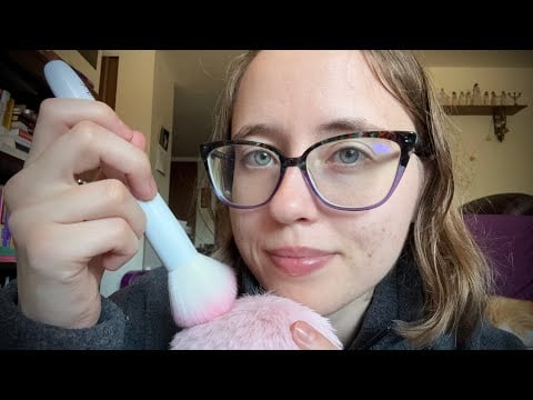 Brushing Away Your Worries | Personal Attention and Positive Affirmations ASMR