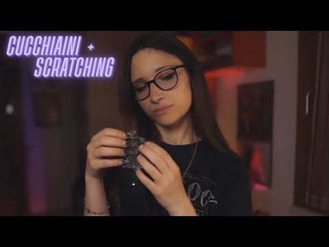 Lasciati ipnotizzare da questi suoni ASMR (Cucchiaini + Scratching)
