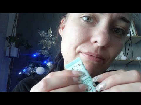 ASMR- Applying lip oil to you and me| personal attention and mouth sounds