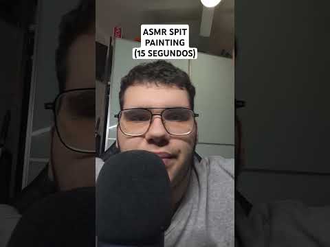 ASMR Spit Painting 15 Segundos #asmr #asmrespañol #shorts