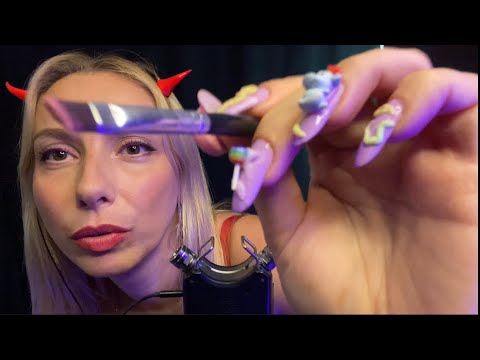 KISKANÇ KUZENİN SANA MAKYAJ YAPIYOR 💄 TÜRKÇE ASMR #asmr #makeup