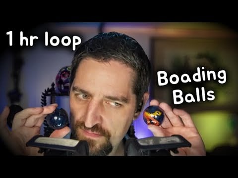 ASMR Boading Balls Meditation Sounds (1 hr Loop) #Mindfulness #SleepAid #Relaxing