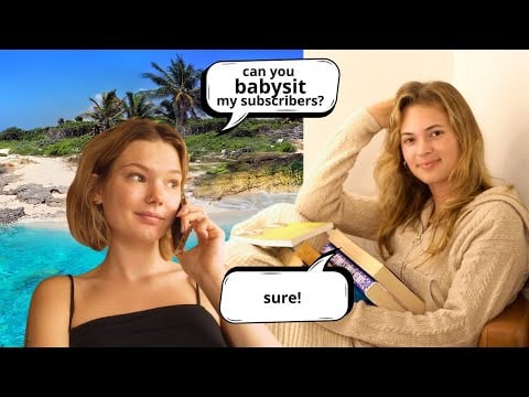 ASMR but @carmensasmr  babysits you while I’m away (books, whispers, gentle rain)