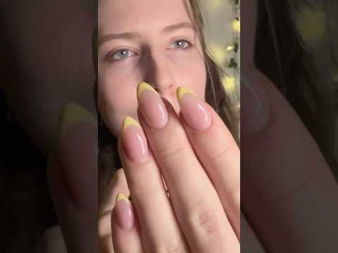 ASMR | New Nails 🌻 #asmr #acrylicnails