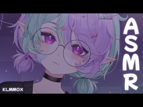 [ASMR] Half an hour of mouth sounds with kisses and whispered scratching ~