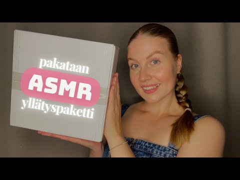 ASMR SUOMI | Lähetetään @nelssiasmr lle yllätyspaketti 💝 kuiskailua, naputtelua, triggereitä