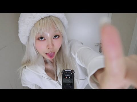 ASMR spit painting your face!!!!