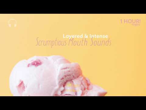 1 hour [ASMR] ★ Scrumptious Mouth sounds ★ [binaural] [tongue clicking] [Ear eating]