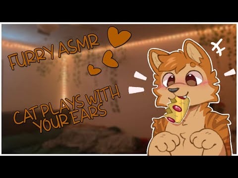 (SR3D MIC!) Cat bothers you to sleep || FURRY ASMR 🧡🐱