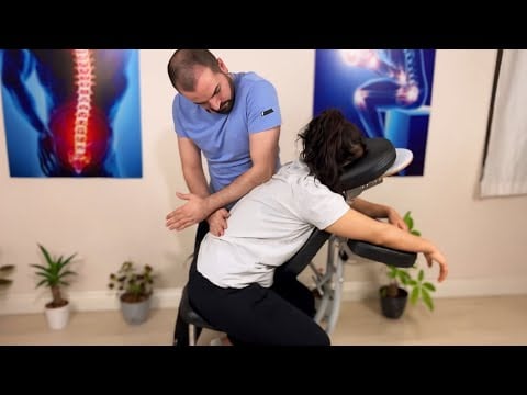 Asmr Massage Female - Neck,Shoulder and Arm (Chair Massage)