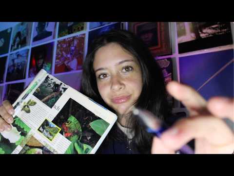 ASMR Charting your Face (face touching, personal attention, etc) (part 2)