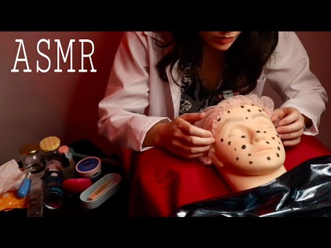 ASMR | LIMPEZA DE PELE E REMOÇÃO DE MANCHAS altamente relaxante! *asmr aplicado