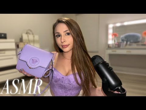 What’s Inside Siren ASMR’s Versace Bag? 🤍👛🪻(Hint: ASMR Tingles)