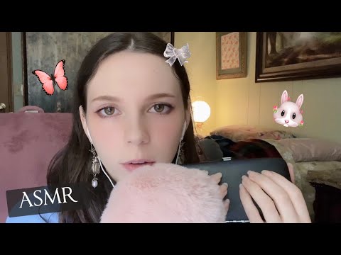 ASMR 💅⚡️ Tapping With My Long Natural Nails While Chewing Gum  ┊ Scratching, Gentle Whisper