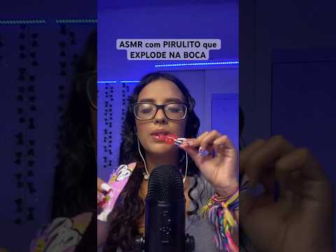 asmr com pirulito que explode na boca #shortsclip #shortscraft #youtube #youtuber #subscribe