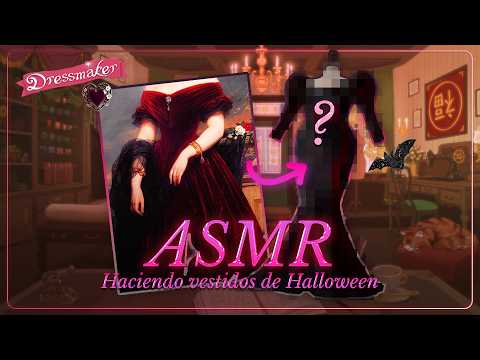 ASMR ✧ Diseñamos los disfraces más divinos de Halloween 🕯️ Dressmaker