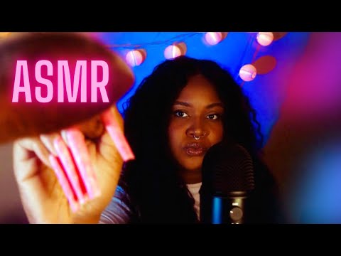 ASMR | Eating Your Face(Personal Attention, Mouth Sounds, Long Nails)