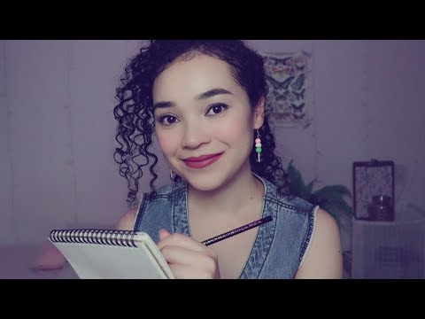 ASMR DESENHANDO VOCÊ, Me Apaixonei 🙈❤ (Fala Suave e Som de Chuva)