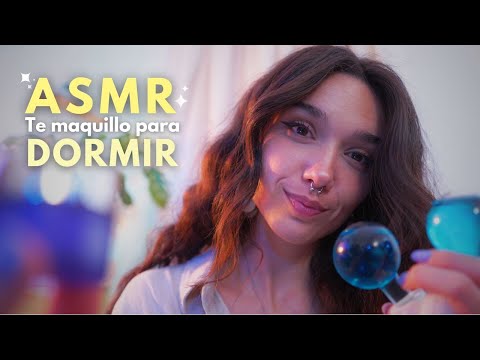 ASMR Atención Personal |Te maquillo para dormir PROFUNDO | Especial 400k