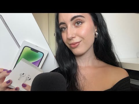 ASMR ~ TAPPING ON APPLE BOXES #asmr 