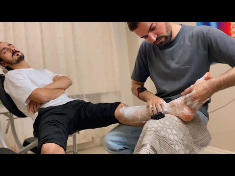 ASMR | Foot Massage & Foamy Cleaning | Deep Relaxation (No Talking)