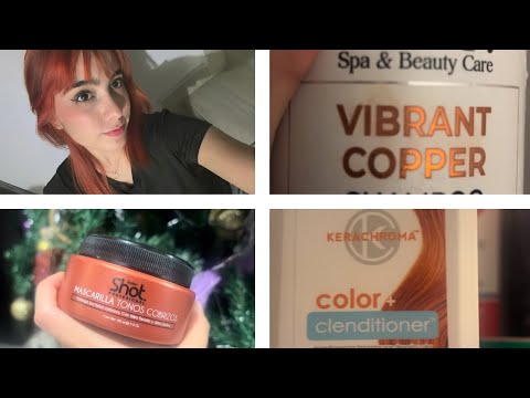 ASMR - Como mantener cabello cobrizo sin tinte