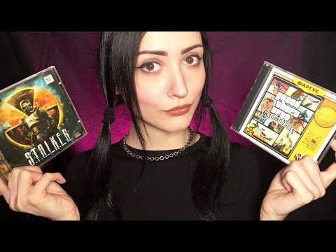 АСМР Продавец Компьютерных Игр 📀 Таппинг, Шепот, Чтение, Визуал 📀 ASMR Computer Games Seller