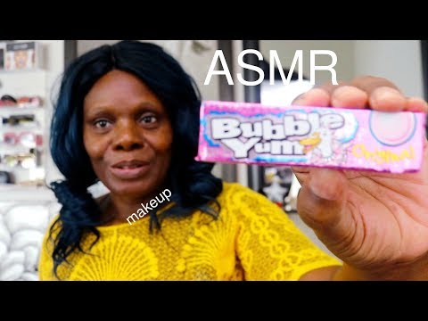 Chewing Gum Makeup ASMR Eating Sounds