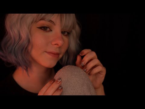 ASMR | "Shh, it's okay" comfy Towel Scratching & gentle Whispering - Blue Yeti