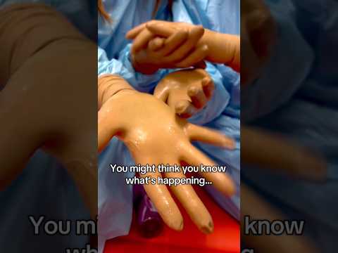 Preparingo our gloves on the medical examination table #nurse #latexgloves #medicalexam