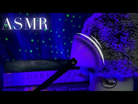 ASMR Let's Hang Out And Relax | Fluffy Mic, Hand Sounds, Brushing, Tapping & Scratching, Whispering