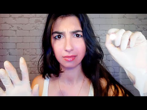 ASMR Exame dos nervos cranianos, MAS ESTÁ TUDO ERRADO COM VOCÊ!