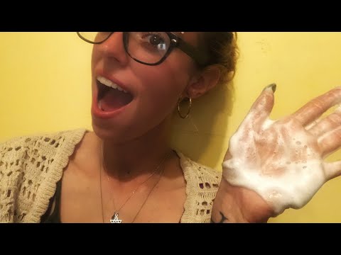 ASMR roleplay: 🧼 tingly, sudsy, foamy hair treatment!